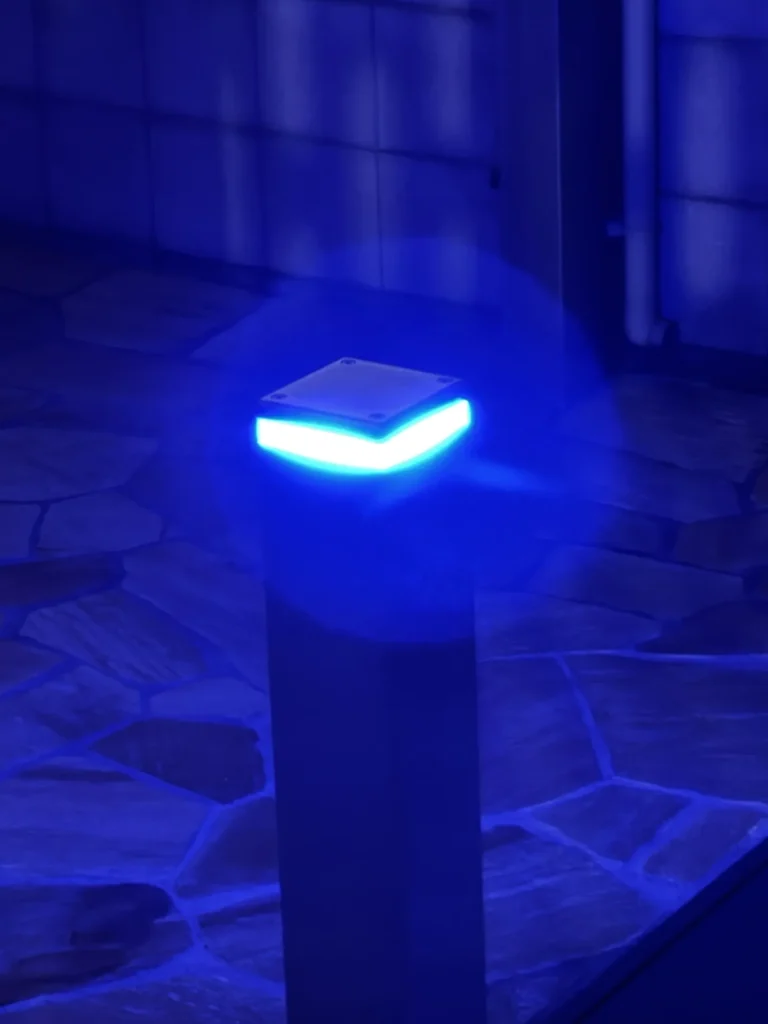 夜間LEDライトが点灯したi/rockアイシャロックの様子２