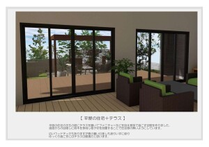 2023年 YKK APエクステリアデザインコンテスト ガーデン部門ブロンズ賞を受賞したガーデンプランのパース図面