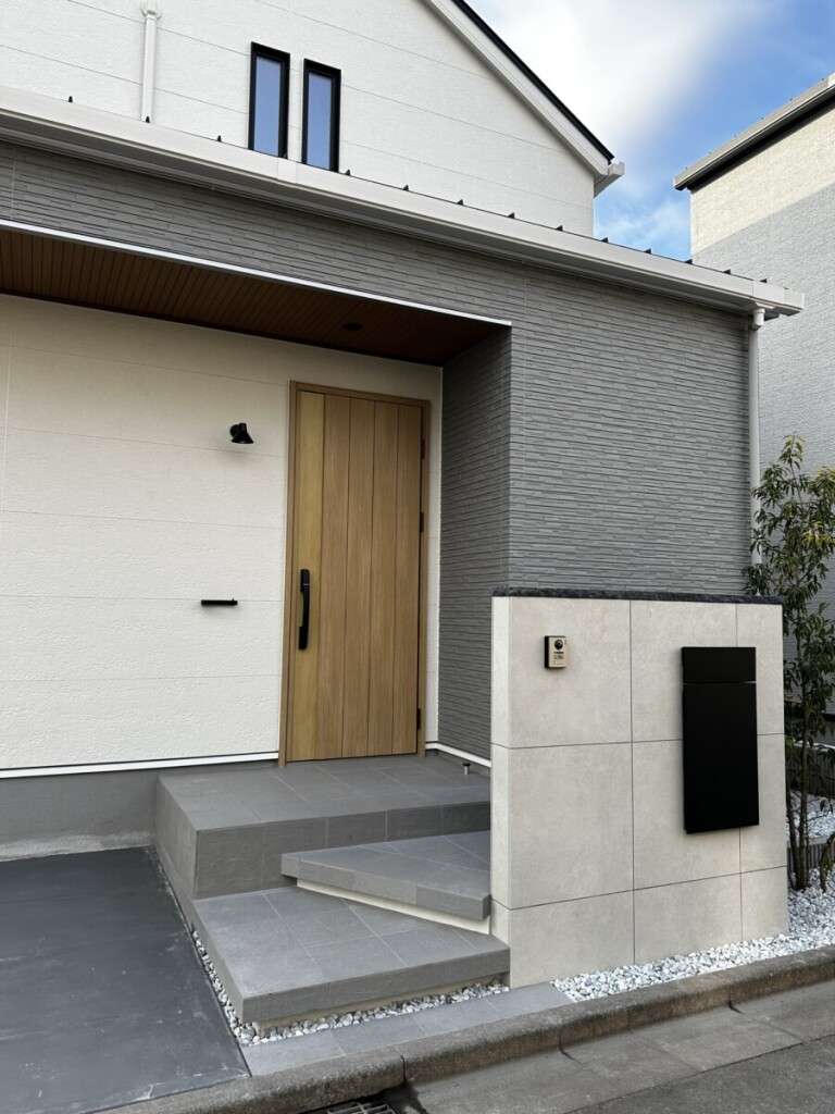 タイル階段と玄関アプローチのデザイン全体像