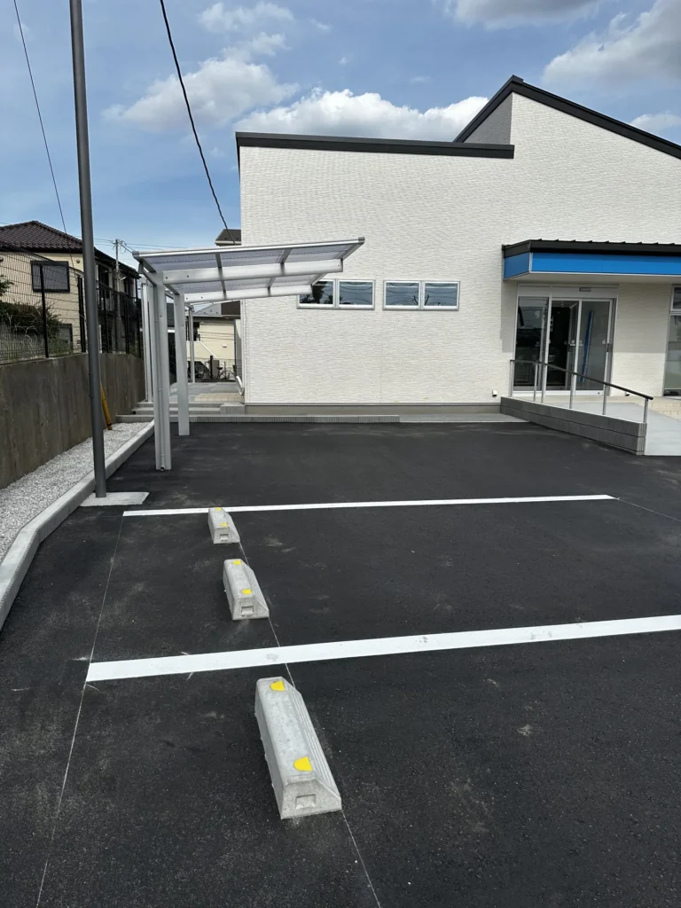 YKKサイクルポート「エフルージュFIRSTミニ」を設置した駐輪スペース